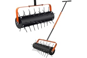 MITOJOSYEER Lawn Aerator Rolling, Aerator Lawn Tool, Lawn Spike Aerator Roller, for Garden Yard Patio Lawn Aeration Soil Pene