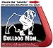 Bulldog Mom | NickerStickers® Vinyl English Bulldog Window Decal Sticker