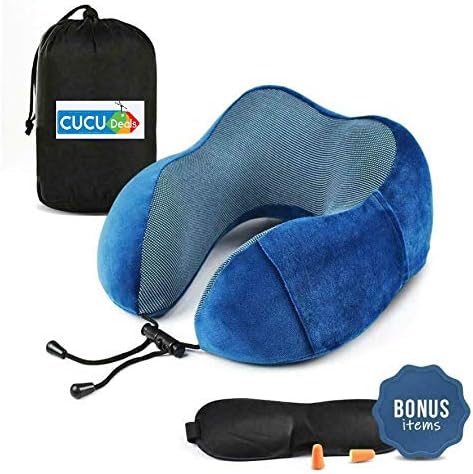 Airplane Neck Pillow Travel Comfort Kit Velvet Neck Pillow Eye