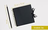 Styloo Small Scrapbook by bzbee DIY Album 50 Black Pages Instax Mini view 5