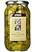 Krinos Imported Pepperoncini in Vinegar Brine, Bold Flavor, Crunchy, Ready to Eat – 1.14lb Jar