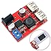 Icstation DC-DC Voltage Regulator LM2596S Buck Converter Step Down Power Supply Module 6-40V to 5V 3A Dual USB DIY Charger for Car Phone Tablet DC 5.5X2.1mm Port