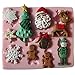 Funshowcase Santas Essentials Candy Silicone Mold for Cupcake, Cake Decoration, Sugar Paste, Fondant, Butter, Resin, Polymer Clay Crafting Projects