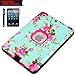 iPad Mini Case, TabPow [Shockproof][Drop Protection][Heavy Duty] Three Layer Rugged Hybrid Hard Case Cover for iPad Mini and iPad Mini 2 with Retina, Rose Floral Flower Hot Pink