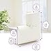 SXCtech - 6.5 FT Extra Wide And Thick Safe Edge and Corner Cushion Guard. Baby And Child Proof Table And Furniture Safety Protection (Ivory White)