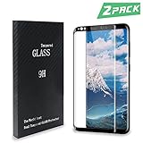 Galaxy S9 Screen Protector Glass, 3D Curved Dot Matrix Full Screen Samsung Galaxy S9 [ Case Friendly ] for Samsung Galaxy S9, 2-Pack (2-Pack)