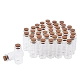 40 Pcs 10ml Mini Glass Jars Bottles with Cork