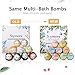 Skymore Bath Bombs Gift Set, 100% Pure and Natural Essential Oil Kit, Handmade Organic Bath Bombs for Smoothing&Moisturizing,Valentine's Day Gift Set [New and old packaging carried shipped]