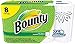 Bounty Paper Towels, Prints, Regular Roll - 8 Pack