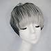 Fashion Charm Women Ladies Short Mix Grey Natural Hair Wigs