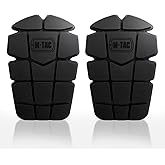 M-Tac Knee Pad Inserts for Men and Women (2 PCs) - A Pair of Knee Pads for Construction and Tactical Pants - Memory Foam Knee Pads for Work (Black)