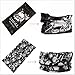 VANCROWN Headband Neck Gaiter Head Wrap Headwear Face Mask Magic Scarf Bandana for Men and Women (9PC.Skeletons Series)
