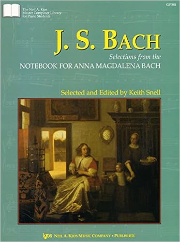 Gp381 J S Bach Selections From The Notebook For Anna Magdalena Bach Keith Snell 9780849761966 Amazon Com Books