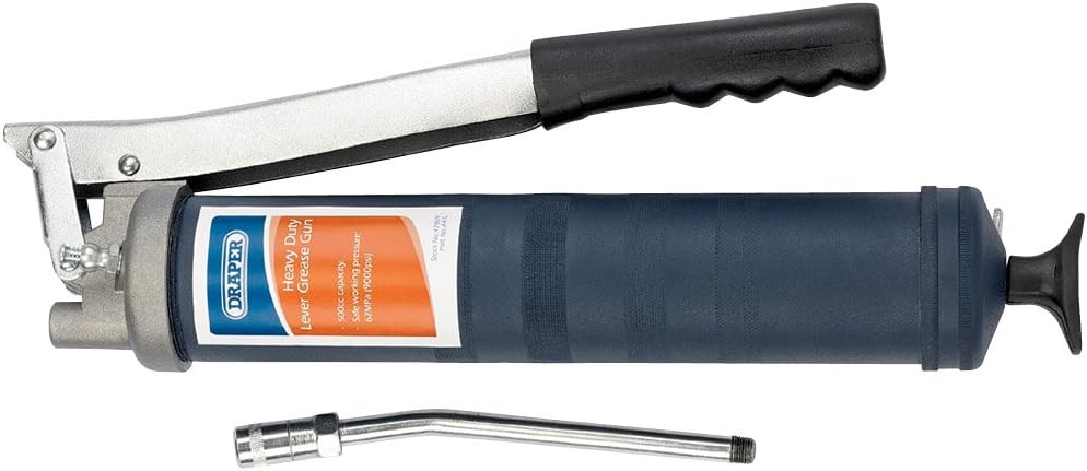 Draper 47809 Heavy Duty Leaver Pattern Grease Gun, Blue, Large