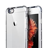 AmorTek NTECeaq Silicone Tough Armor TPU Bumper Case for iPhone 6S Plus - Transparent