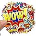 12PCS Superhero Slap Bracelet for Kids Boys & Girls - Marvel The Avengers Birthday Party Supplies Favors - Super Hero Avengers Toys - Comic Super Hero Party Stickers (50 Pack) Carnival Prizes