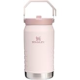 Stanley IceFlow 2.0 Flip Straw Jug with Handle 64 oz | Twist On Lid and Flip Up Straw | Leakproof for Travel and Sports | Insulated Stainless Steel |BPA-Free | Rose Quartz
