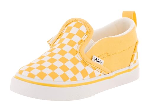 toddler yellow checkered vans