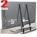 TV & Furniture Anti Tip Baby Safety Straps, Child Proofing Wall Anchor for Flat Screen TV, Dresser, Cabinet & Bookcase, Adjustable Earthquake Strap Anchors Kit, ALL METAL PARTS Hardware, 2 Pack Set