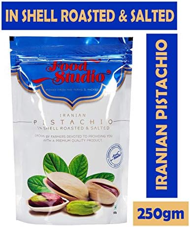 Iranian Pistachios/ Pista (Roasted and Salted) - 250 gm (8.81 Oz)