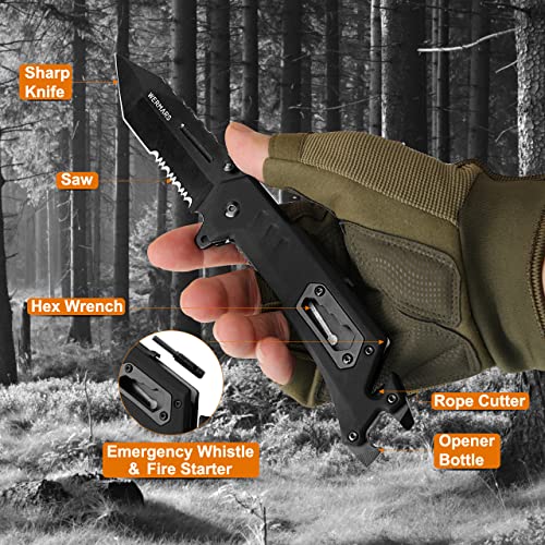 Folding Pocket Knife, Christmas Gift For Men, Folding Knife With Liner Lock, Multitool Knife For