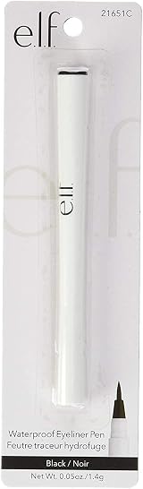 e.l.f. Essential Waterproof Eyeliner Pen - Black Long Lasting Eye Liner view 2