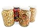 1-Gallon Wide Mouth Glass Mason Jar - MADE IN USA - With Plastic Lid - Used for Brewing Canning Kombucha Kefir Yogurt BPA Free