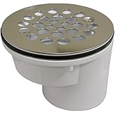 2 Overall Size Shower STALL Drain PVC