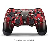 Skins for PS4 Controller - Stickers for Playstation 4 Games - Decals Cover for PS4 Slim Sony Play Station Four Controllers PS4 Pro Accessories PS4 Remote Wireless Dualshock 4 Skin - Widow Spider