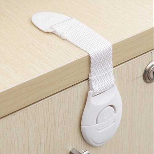 TOPmountain Child Infant Baby Safety Lock Latch 10 pcs Cupboard Cabinet Door Drawers Safety Lock Child Safety Locks