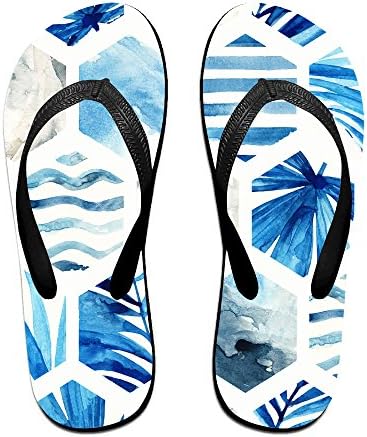 Geometric Seamless Palm Unisex Sports Thong Flip-flops Summer\r\n Babouche Beach Sports\r\n Home Great For Women &amp; Men Seaside Vacation
