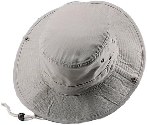 MCap BRUSHED TWILL AUSSIE HAT WITH SIDE SNAPS &amp; CHIN CORD, Khaki X-Large