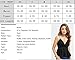 MAKEMECHIC Women's Sexy V Neck Backless Camisole Scalloped Peplum Cami Top Burgundy M