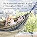 Sunyear Camping Hammock, Portable Single & Double Hammock with Net, 2 Person Hammock Tent with 2 * 10ft Straps, Best for Outdoor Hiking Survival Travel