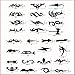Connoworld 16pcs Hairstyle Ideas Variety Barber Hairdressing Model DIY Cool Hairstyles Stencil Hairdressing Carving Pattern Accessories Hair Styling Tattoo Template Trimmer Hair Salon Pattern Tool