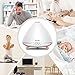 500ml Aromatherapy Essential Oil Diffuser, iSiLER 17oz Ultrasonic Cool Mist Humidifier whith Waterless Auto Shut-Off 4 Timer Settings for Bedroom Office Home Bedroom Yoga Spa, 18 hours Runtime