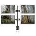 Quad LCD Monitor Stand desk clamp holds up to 4 24″ lcd monitorsthumb 1