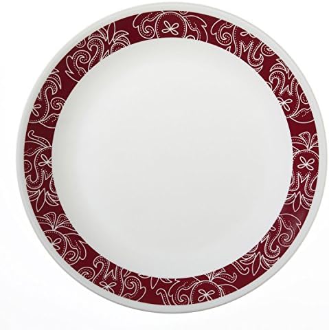 Corelle Livingware Bandhani 10-1/4” Dinner Plate (Set of 4)