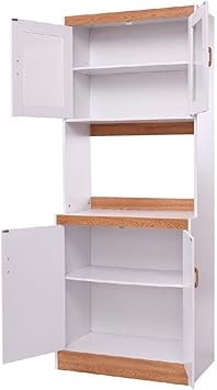 Amazon Com Beverage Cart Cabinet Storage Shelves Kitchen