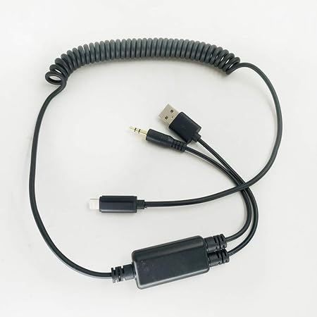 Amazon Taydmeo 車の補助のusbインターフェイスは Iphone 5 6s 7用のbmw用のオーディオ充電ワイヤーyスタイルケーブルauxアダプターリードを延長 カーオーディオケーブル 車 バイク