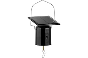 Solar Powered Wind Spinner Motor, Small Mobile Rotating Motor, OMCCHK Mini Revolving Eco-Friendly Energy Operated Turner for Wind Chimes, Sun Catchers Hanging Display Spinning Outdoor Decoration