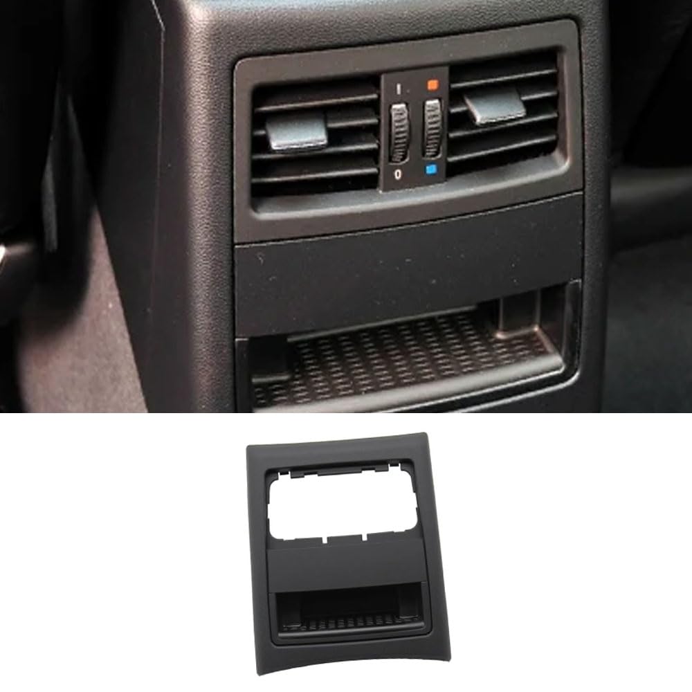 Photo 1 of Goodithy Compatible with BMW 3 Series E90 E91, Rear Air Vent Frame Outer Cover, Center Console Air Conditioning AC Vent Grille Outlet Panel Trim Replacement 2005-2012 (Model A Black)