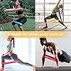 Gritin Resistance Bands, [Set of 5] Skin-Friendly Resistance Fitness Exercise Loop Bands with 5 Different Resistance…