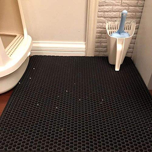 MUNTO Cat Litter Mat Large,XXL Cat Litter Mat,Plus Cat Litter Mat,Jumbo Size 28 x 47 inch Kitty Litter Mat,Extra Large Litter Box Mat,XXL Kitty Litter Mats,Plus Kitty Litter Mats