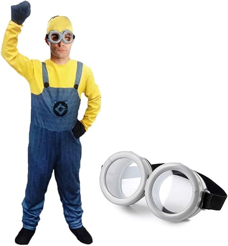Amazon Haroharo ミニオン コスプレ コスチューム 仮装 大人 ハロウィン メンズ L コスプレ 仮装 通販
