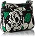 Vera Bradley Women's Cotton Little Hipster Crossbody Purse, Imperial Rose, One Size