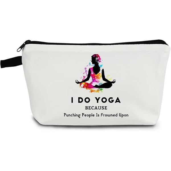 Yoga Make-up Tasche – Kulturbeutel Mit Spruch „It’s A Good Day To Do Yoga“