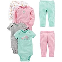 Simple Joys by Carter’s Baby Girls’ 6-Piece Little Character Set