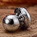 Bhbuy Decision Maker Metal Ball,Office Decompression Toy Ball,Prophecy Fate Decision Ball Desktop Decoration Random Color