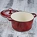 Cuisinart Chef's Classic Enameled Cast Iron Round Covered Casserole (Cardinal Red, 3- Quart)
